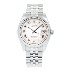 ROLEX DATEJUST 178274NR JUBILEE STAINLESS STEEL MOP DIAL AUTO UNISEX WATCH 31MM