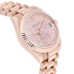 FLUTED BEZEL PINK