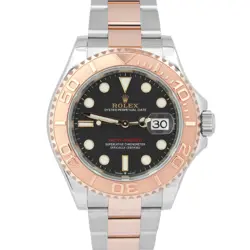 MINT PAPERS ROLEX YACHT-MASTER TWO-TONE 18K ROSE GOLD 40MM 126621 WATCH BOX