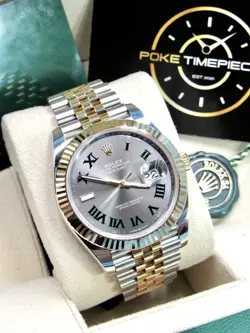 ROLEX DATEJUST 41 126333 JUBILEE FLUTED BEZEL BOX PAPERS YELLOW GOLD
