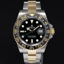 MINT PAPERS 116713 Rolex GMT-Master II 2 Ceramic Black Two Tone Steel Gold Watch