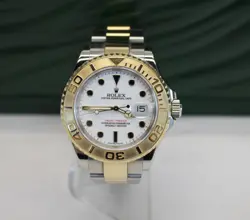 ??ROLEX YACHT-MASTER AUTOMATIC WATCH REF 16623 40MM 18K GOLD / STEEL FULL SET??