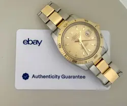 ROLEX DATEJUST TURN-O-GRAPH 36MM  TWO TONE OYSTER BRACELET 116263