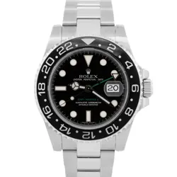 MINT UNPOLISHED PAPERS ROLEX GMT-MASTER II BLACK GREEN STEEL 40MM 116710 LN BOX