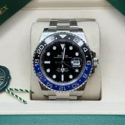 ROLEX GMT-MASTER II 2025 126710BLNR BATMAN STAINLESS OYSTER CERAMIC BEZEL