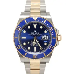 ROLEX SUBMARINER 41MM BLUE DIAL WATCH 126613LB 41 MM YG