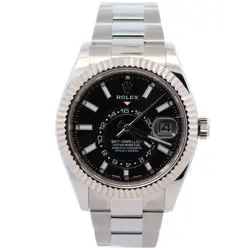 ROLEX SKY-DWELLER 42MM BLACK DIAL WATCH 326934 42 MM