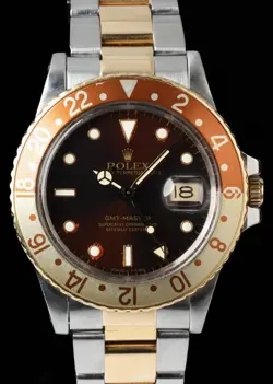ROLEX GMT MASTER 16753 ROOTBEER 40MM 1988