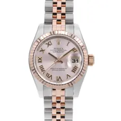 ROLEX DATEJUST 179171 PINK ROMAN 5 ROW JUBILEE BRACELET RANDOM NUMBER SECOND...