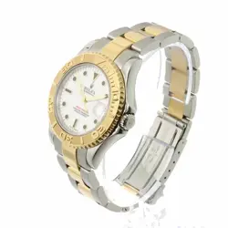 ROLEX 168623 YACHTMASTER ROLESOR A-SERIES BOYS' WATCH DATE WHITE K18YG