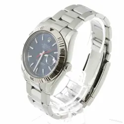 ROLEX 116264 DATEJUST TURNO GRAPH D NUMBER ROULETTE MEN'S WATCH K18WG AUTOMATIC