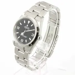 ROLEX 114270 EXPLORER 1 F NUMBER MEN'S WRISTWATCH BLACK AUTOMATIC SELF-WINDING