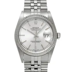 ROLEX DATEJUST 16234 SILVER WATCH 676057