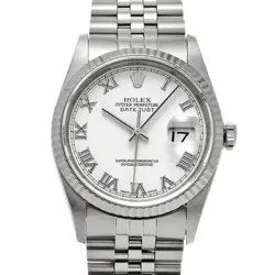 ROLEX DATEJUST 16234 WHITE WATCH 676981