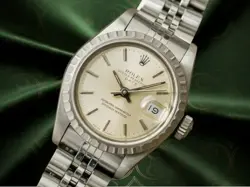 ROLEX OYSTER DATE LADIES REF.69240 SS SILVER DIAL 5-ROW JUBILEE BRACELET 26MM