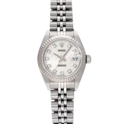 ROLEX DATEJUST 79174G SILVER COMPUTER/DIAMOND WATCH 676887