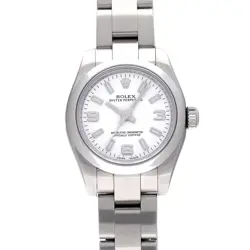 ROLEX OYSTER PERPETUAL 26 176200 WHITE WATCH 676940