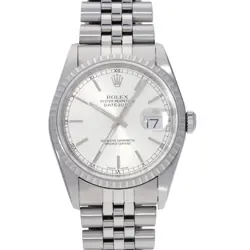 ROLEX DATEJUST 16220 SILVER WATCH 677169
