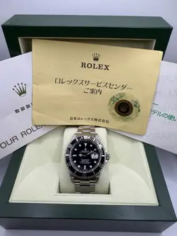 2001 Rolex Submariner Date 16610 Oyster Steel 40MM Black Dial K Serial SEL w/Box