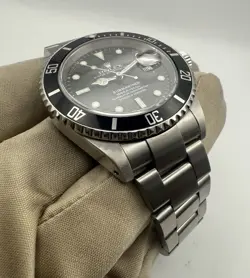 2001 Rolex Submariner Date 16610 Oyster Steel 40MM Black Dial K Serial SEL w/Box
