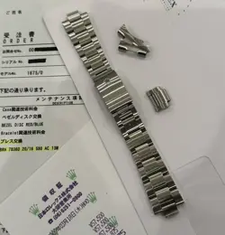 ROLEX GENUINE 78360 FF580 OYSTER BRACELET 13 LINKS MANUFACTURED IN 2007 CLASP E