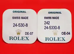 ROLEX 530 8 PACKAGED GOLD CROWN GOLD TUBE 5.3MM GMT DATEJUST 1675 16758 6917 69