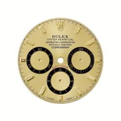 ROLEX DAYTONA DIAL THREE HANDS RARE REVERSE 6 K18YG CHAMPAGNE TRITIUM 28MM MEN