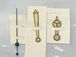 ROLEX BUBBLE BACK HAND SET FOR ROLEX BUBBLE BACK MERCEDES HANDS GOLD COLOR FOR