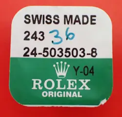 ROLEX 503503 8 GOLD CROWN BOX APPROXIMATELY 3.9MM PRECISION CELLINI