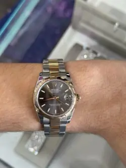 GOLD/STEEL RHODIUM