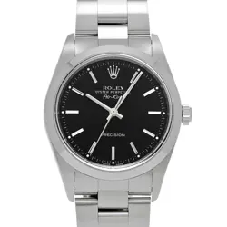 ROLEX AIR-KING 14000 BLACK WATCH 676946