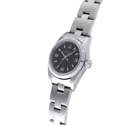 Used ROLEX 76030 Model A (Manufactured around 1999) Black Ladies Watch