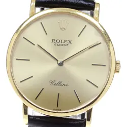 ROLEX 5112 CELLINI K18YG CAL.1601 MANUAL WIND MEN 841743
