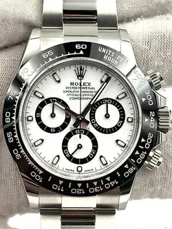 ROLEX COSMOGRAPH DAYTONA WHITE DIAL 116500LN BOX & PAPERS 2022