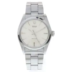 ROLEX 6426 PRECISION SILVER DIAL SS MANUAL WIND STAINLESS VINTAGE WRISTWATCH