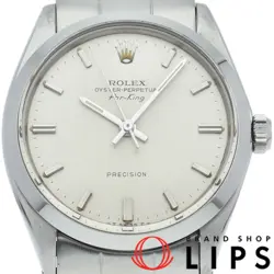 ROLEX AIR KING ANTIQUE AIR KING 5500(1) REPAIR DOCUMENT SS MEN WATCH SILVER FIN