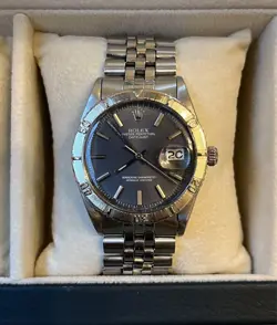 ROLEX DATEJUST THUNDERBIRD GRAY DIAL AUTOMATIC WATCH 1971 MODEL 1625
