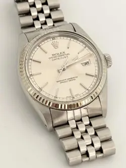 ROLEX DATEJUST ANTIQUE 16014 AUTOMATIC MEN'S WATCH STAINLESS STEEL K18WG