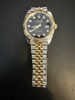 ROLEX 2023 DATEJUST 41MM 126333 W/ FACTORY DIAMOND DIAL AND JUBILEE BAND