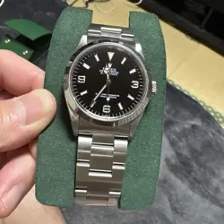 ROLEX EXPLORER 14270 AUTOMATIC WATCH BLACK DIAL SWISS MADE EXCELLENT CONDITION