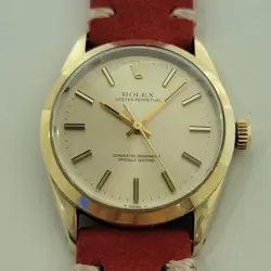 ROLEX OYSTER PERPETUAL 1024 34MM GOLD CAPPED MENS AUTOMATIC 1970S VINTAGE RA545