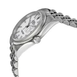 Rolex Datejust 36 White Dial Stainless Steel Jubilee Bracelet Automatic Men's