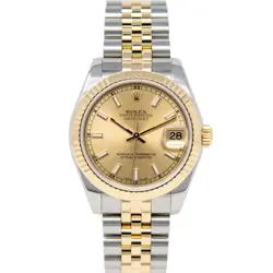 ROLEX DATEJUST 31 178273 GOLD & STEEL CHAMPAGNE, JUBILEE - PRE-OWNED