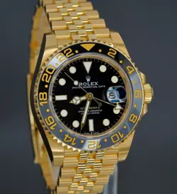 2024 ROLEX GMT-MASTER II 126718GRNR 18K YELLOW GOLD JUBILEE BOXES/PAPERS!