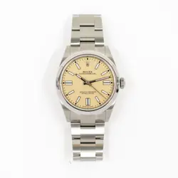 2025 Rolex Oyster Perpetual 41, 134300, Steel, Beige Dial, Oyster Bracelet, B...
