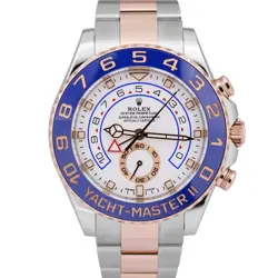 MINT 2023 MEN'S ROLEX YACHT-MASTER II 44MM NEW HANDS 18K ROSE GOLD 116681 BOX
