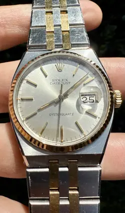 OYSTERQUARTZ DATEJUST TWO-TONE
