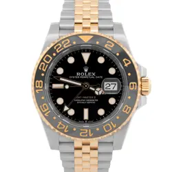 2024 NEW PAPERS ROLEX GMT-MASTER II 18K YELLOW GOLD 40MM JUBILEE 126713 GRNR BOX
