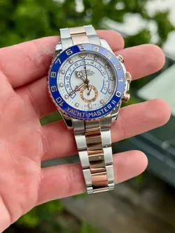 2019 ROLEX YACHTMASTER II 44MM 116681 W/ ROLEX WARRANTY CARD (NEW STYLE HANDS)