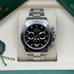 ROLEX DAYTONA 116520 BLACK DIAL STAINLESS STEEL OYSTER BRACELET